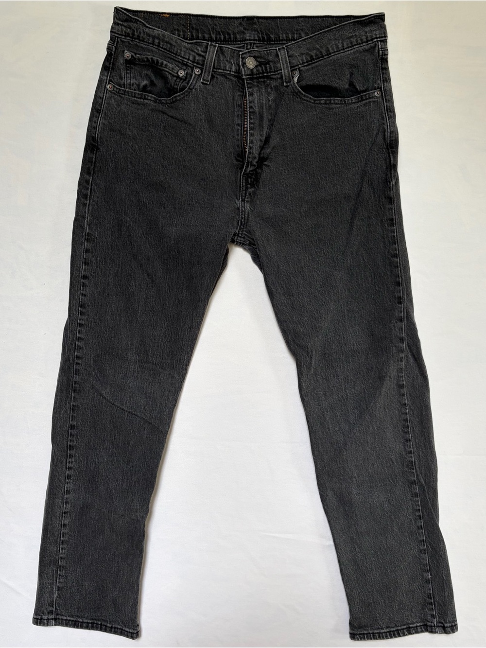 Levi's 505 Men's Black Slim Straight Jeans 34x30